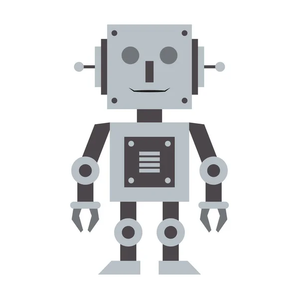 Robot toy technology cartoon Vector illustration — Stock Vector