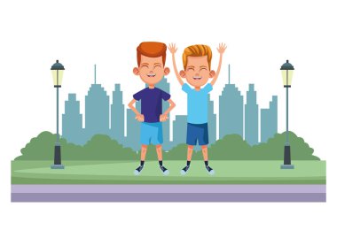 genç çocuklar avatar karton karakter