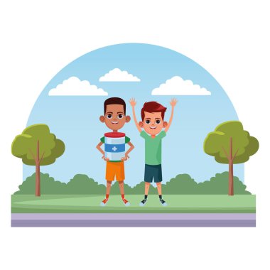 genç çocuklar avatar karton karakter