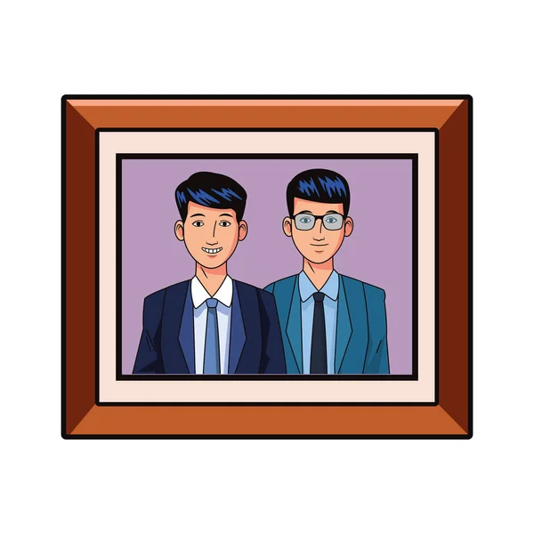 Affärsmän avatar profilbild — Stock vektor