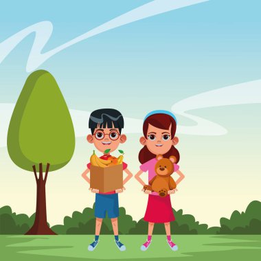 genç çocuklar avatar karton karakter