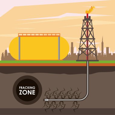 Fracking bölgesi petrol endüstrisi