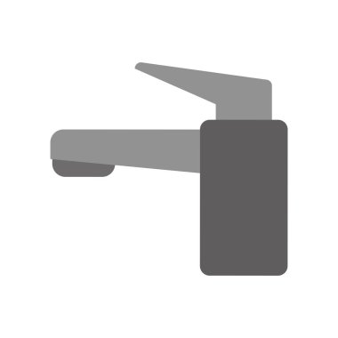 Banyo musluk sembolü izole