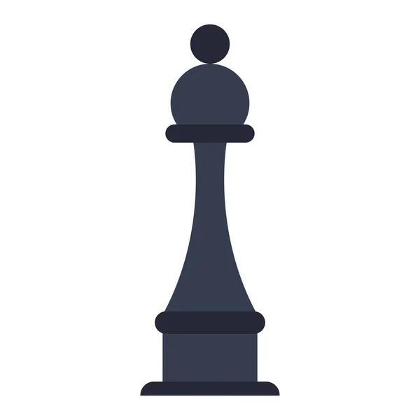 Sakkfigura játék szimbólum izolált — Stock Vector