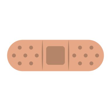 Bandaj bant yardımı sembolü izole