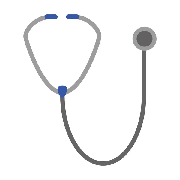 Medyczny stetoskop symbol na białym tle — Wektor stockowy