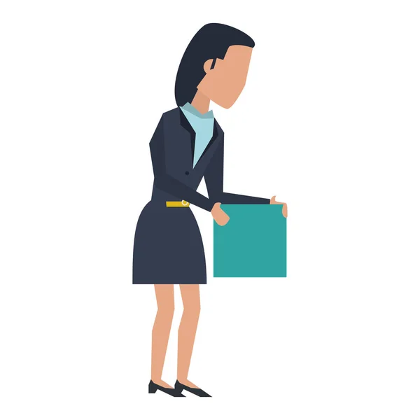 Executive businesswoman avatar — Stock Vector