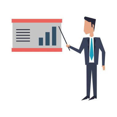 Kar istatistikleri avatar ile İşadamı