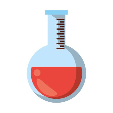 İzole kimya şişesi sembolü