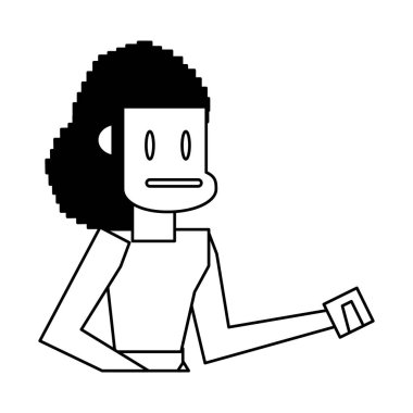 Videogame pikselli gangster