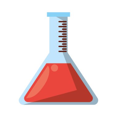 İzole kimya şişesi sembolü