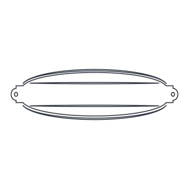 tahta klasik vintage süs boş çizgi