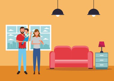 Aile avatar çizgi film karakteri