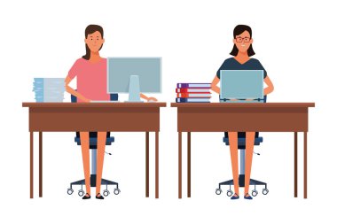 bir Ofis Masası kadınlarda