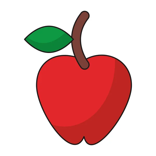 Apfelfrüchte isoliert — Stockvektor