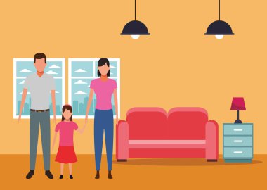 Aile avatar çizgi film karakteri