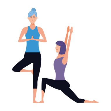 Kadınlar Yoga poses