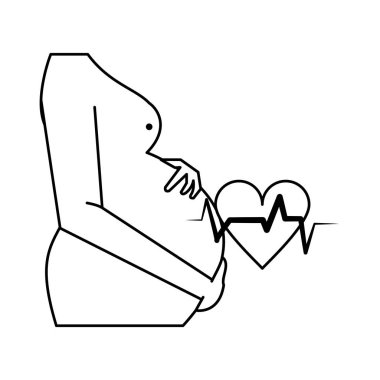 Executive işadamı avatar siyah beyaz