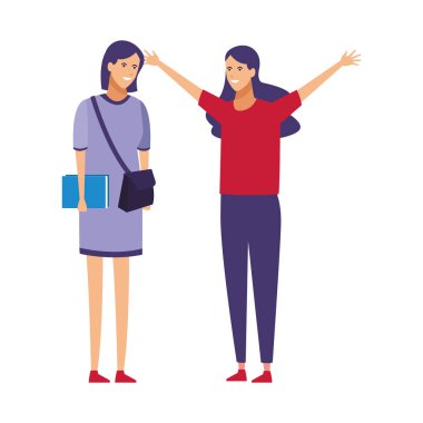 Genç arkadaşlar çizgi