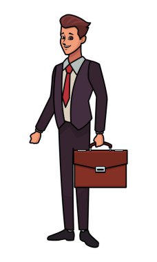 Executive işadamı çizgi film