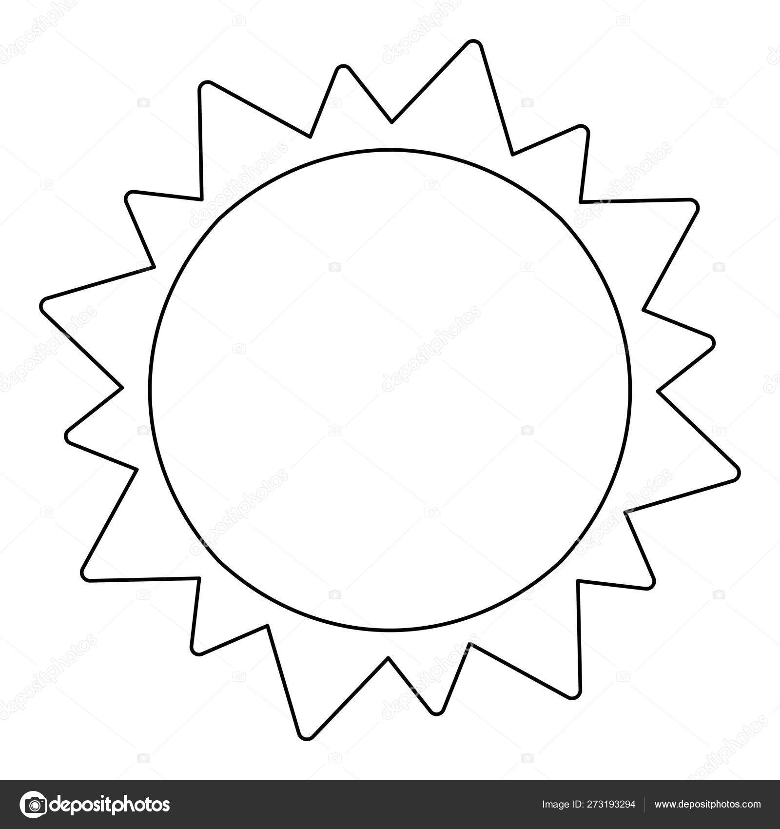Images Of Sun Cartoon Images Black And White