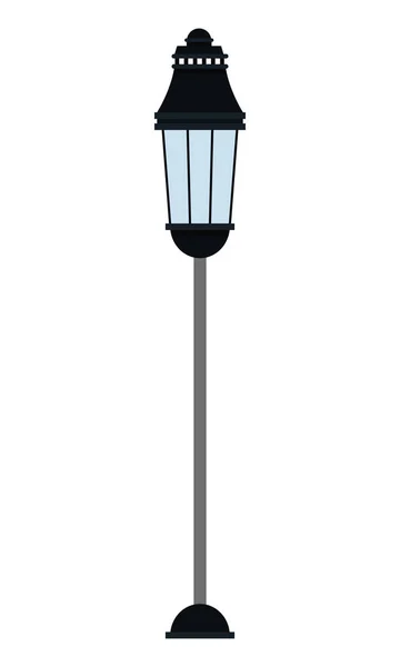Lampadaire icône dessin animé isolé — Image vectorielle