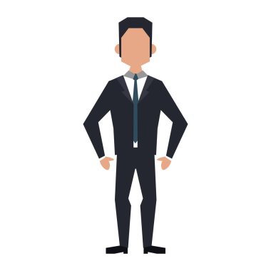 iş adamı avatar simgesi karikatür