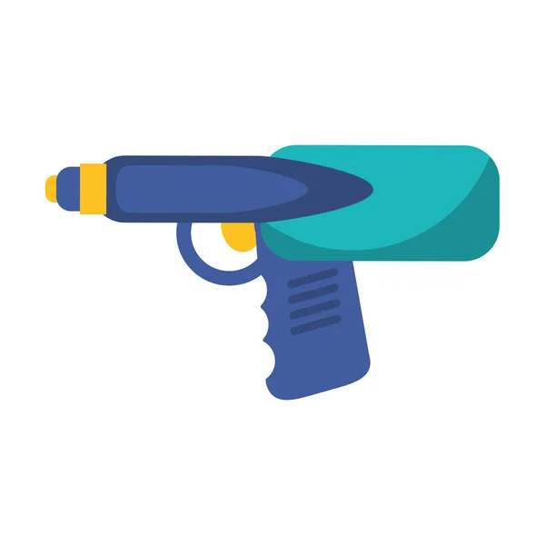 Juguete pistola láser icono de dibujos animados — Vector de stock