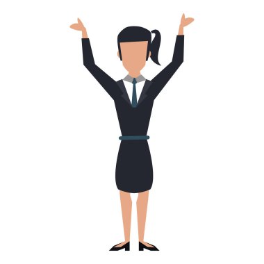 iş kadını avatar çizgi film karakteri