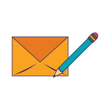 İş iletişimi teknolojisi mavi hatlar