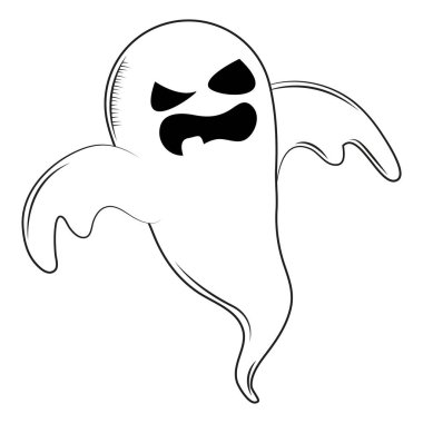 Cadılar Bayramı korkunç karikatür