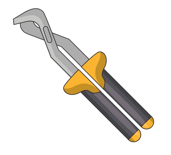 Plier construction tool — Stock Vector