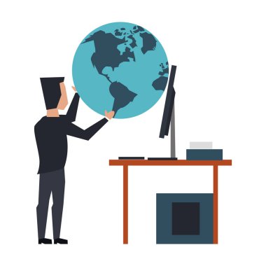 iş adamı avatar simgesi karikatür