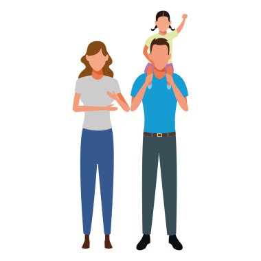 Aile avatar çizgi film karakteri