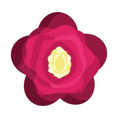 çiçek çiçeği simgesi karikatür izole