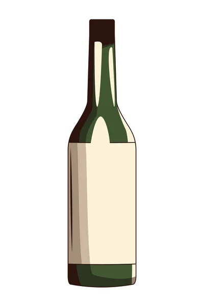 Icono de botella de bebida — Vector de stock