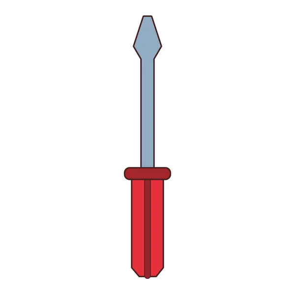 Schraubendreher-Werkzeug — Stockvektor