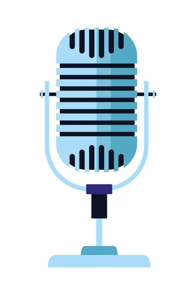 Kreslená ikona mikrofonu — Stockový vektor