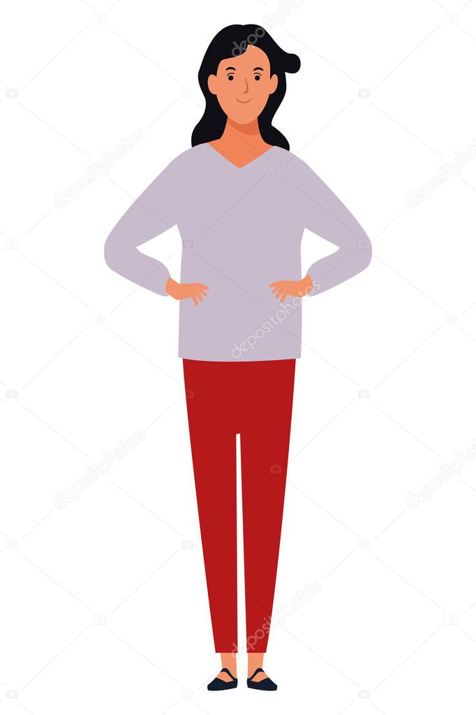 woman avatar cartoon character