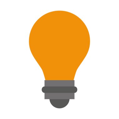 Ampul ampul enerji sembolü izole