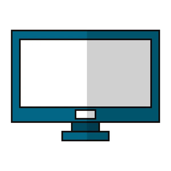 Desenho animado ícone do computador — Vetor de Stock