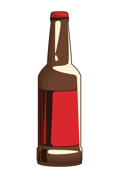 Üdítőital palack ikon — Stock Vector