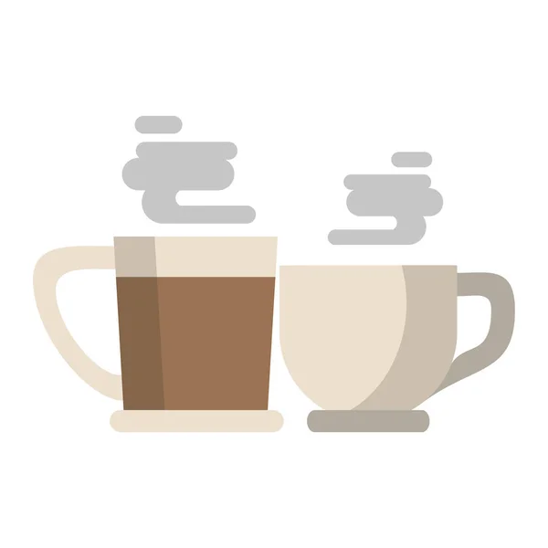 Kaffe cafékoncept tecknad — Stock vektor
