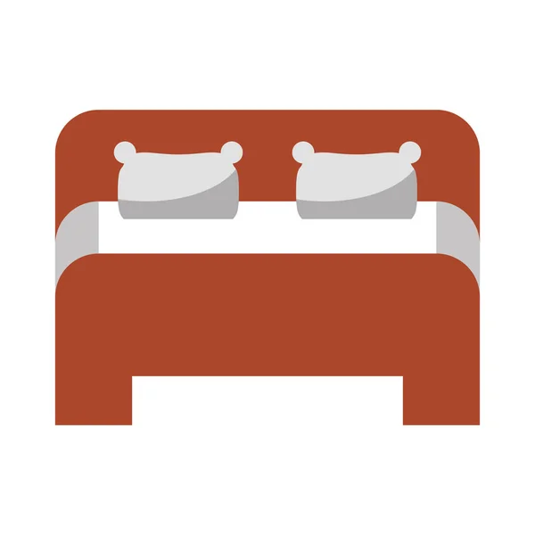 Bed King size voor Cartoon — Stockvector