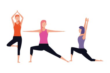 Kadınlar Yoga poses
