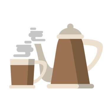 kahve kafe konsept karikatür