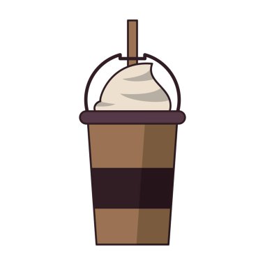 kahve kafe konsept karikatür