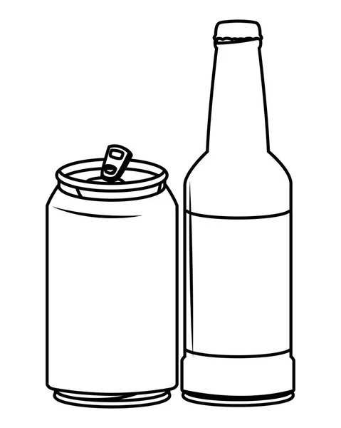 Napoje alkoholowe napojów kreskówka — Wektor stockowy