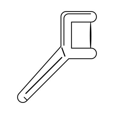 Diş hekimi aracı diş bakımı izole siyah beyaz