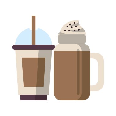 kahve kafe konsept karikatür